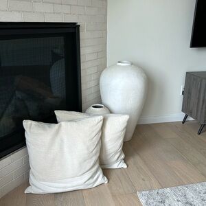 Set of Two West Elm Pillows with Inserts